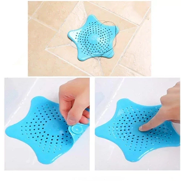 Premium Silicone Star Sink Stainer (Pack Of 3)