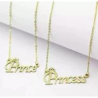 Prince & Princess Chains Gold With Silver ( Pack Of 2 )