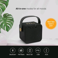 RD B-56 Luxury Powerful Portable Bluetooth Speaker With Super Bass Technology With Karaoke Mic (Type C Charging)