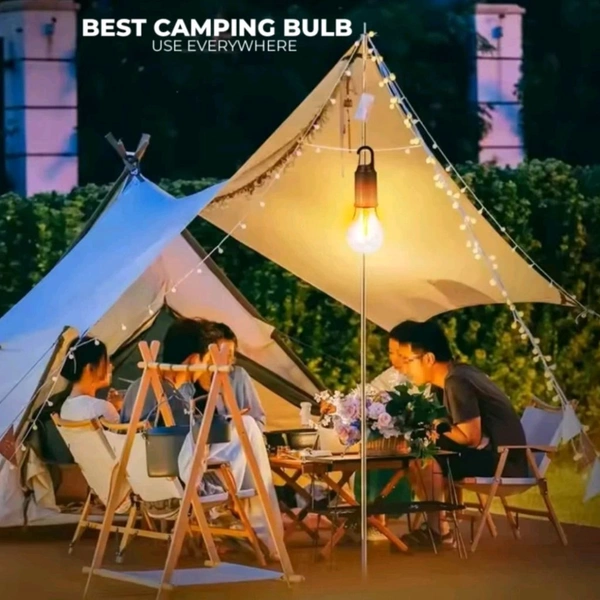 Rechargable Waterproof Camping Light With 3 Modes And Type C Charging