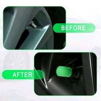 Reflective Radium Tyre Wheel Air Valve Caps (4pcs)