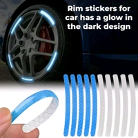 Reflective Tyre Stickers For Car And Bike (BLUE 20Pcs)