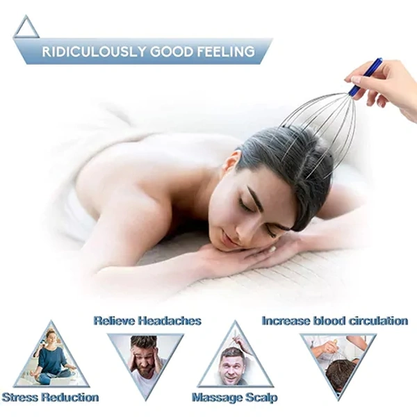 SCALP HEAD MASSAGER STRESS RELIEF
