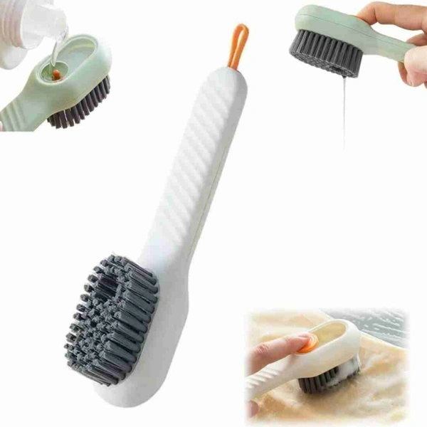 Shoe Cleaning Brush With Liquid Dispenser