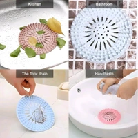Silicone Hair Stopper Shower Drain Cover for Bathroom, Basin And Sink