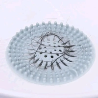 Silicone Hair Stopper Shower Drain Cover for Bathroom, Basin And Sink