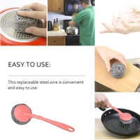 Steel Scrubber With Handle ( 3 Steel Scrubbers )