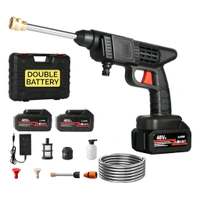 Trending Rechargeable Battery Powered High Pressure Car Washing Gun (2 Batteries)