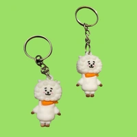 White Cute Sheep Keychain KC013
