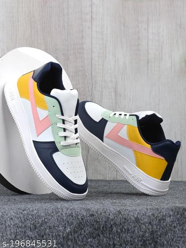 Catalog Name:*Trendy Men Sneakers*Material: SyntheticSole Material: PVCPattern: SolidFastening & Back Detail: Lace-UpNet Quantity (N): 1Sizes: IND-7, IND-6, IND-10, IND-9, IND-8Dispatch: 2-2 Days*Proof of Safe Delivery! Click to know on Safety Standards of Delivery Partners- https://ltl.sh/y_nZrAV3 - Web Orange, 9