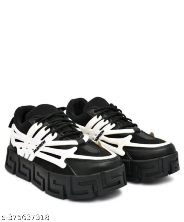 Catalog Name:*Cutiepie Men Sneakers*Material: LycraSole Material: EVAPattern: SolidFastening & Back Detail: Lace-UpNet Quantity (N): 1Sizes: IND-6, IND-7, IND-8, IND-9, IND-10Dispatch: 2 Days*Proof of Safe Delivery! Click to know on Safety Standards of Delivery Partners- https://ltl.sh/y_nZrAV3 - Black, 6