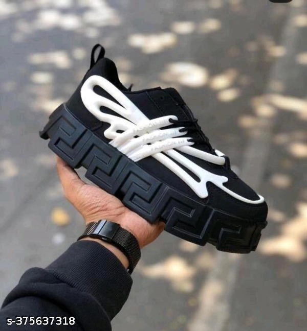 Catalog Name:*Cutiepie Men Sneakers*Material: LycraSole Material: EVAPattern: SolidFastening & Back Detail: Lace-UpNet Quantity (N): 1Sizes: IND-6, IND-7, IND-8, IND-9, IND-10Dispatch: 2 Days*Proof of Safe Delivery! Click to know on Safety Standards of Delivery Partners- https://ltl.sh/y_nZrAV3 - Black, 6