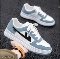 Checkout this latest SneakersProduct Name: *Casual Sneakers Outdoor Shoes For Boys And Men Sneakers For Men  (Blue))*Material: SyntheticSole Material: RubberPattern: PrintedFastening & Back Detail: Lace-UpNet Quantity (N): 1Roamra Shoes Are Designed To Keeping In Mind Durability As Well As Trends, The Most Stylish Range Of Shoes. They Are Exclusively Designed To Match The Latest Tr - White, 9