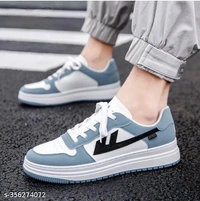 Checkout this latest SneakersProduct Name: *Casual Sneakers Outdoor Shoes For Boys And Men Sneakers For Men  (Blue))*Material: SyntheticSole Material: RubberPattern: PrintedFastening & Back Detail: Lace-UpNet Quantity (N): 1Roamra Shoes Are Designed To Keeping In Mind Durability As Well As Trends, The Most Stylish Range Of Shoes. They Are Exclusively Designed To Match The Latest Tr - White, 9