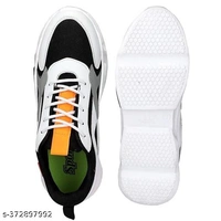 Catalog Name:*Elegant Men Sneakers*Material: Syntethic LeatherSole Material: RubberPattern: SolidFastening & Back Detail: Lace-UpNet Quantity (N): 1Sizes: IND-6, IND-7, IND-8, IND-9, IND-10Dispatch: 1 Day*Proof of Safe Delivery! Click to know on Safety Standards of Delivery Partners- https://ltl.sh/y_nZrAV3 - White, 7