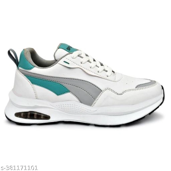 Checkout this latest SneakersProduct Name: *KUIQ Lightweight, Comfort, Summer, Trendy, Walking, Outdoor, Stylish, Training Sneakers For Men's And Boys*Material: Syntethic LeatherSole Material: RubberPattern: PrintedFastening & Back Detail: Lace-UpNet Quantity (N): 1Good quality and durable Shoe for you. This is made of very fine quality material. This is very trendy and stylish. Th - White, 7