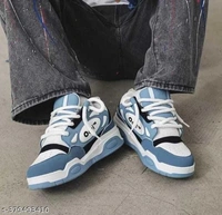 Catalog Name:*Pretty Men Sneakers*Material: PUSole Material: Product DependentPattern: PrintedFastening & Back Detail: Lace-UpNet Quantity (N): 1Sizes: IND-6, IND-7, IND-8, IND-9, IND-10Dispatch: 2 Days*Proof of Safe Delivery! Click to know on Safety Standards of Delivery Partners- https://ltl.sh/y_nZrAV3 - Blue, 10