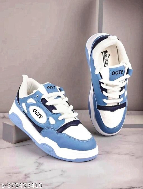 Catalog Name:*Pretty Men Sneakers*Material: PUSole Material: Product DependentPattern: PrintedFastening & Back Detail: Lace-UpNet Quantity (N): 1Sizes: IND-6, IND-7, IND-8, IND-9, IND-10Dispatch: 2 Days*Proof of Safe Delivery! Click to know on Safety Standards of Delivery Partners- https://ltl.sh/y_nZrAV3 - Blue, 10