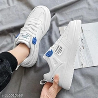 Catalog Name:*Modern Men Sneakers*Material: Syntethic LeatherSole Material: PUPattern: SolidFastening & Back Detail: Lace-UpNet Quantity (N): 1Sizes: IND-6, IND-7, IND-8, IND-9, IND-10Dispatch: 1 Day*Proof of Safe Delivery! Click to know on Safety Standards of Delivery Partners- https://ltl.sh/y_nZrAV3 - White, 6