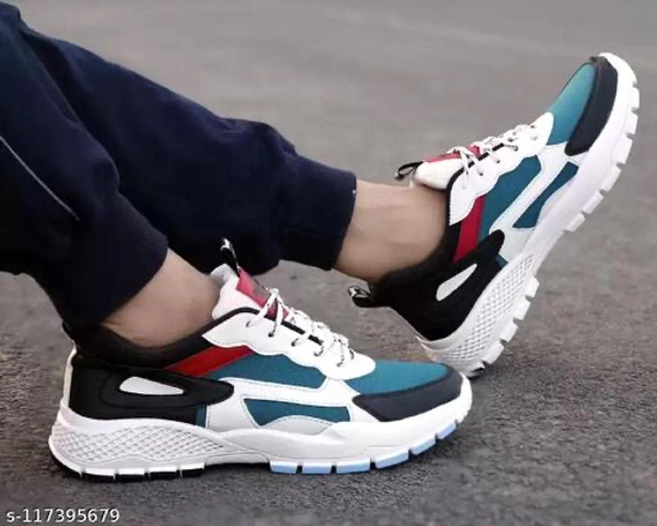 Catalog Name:*Attractive Men Sneakers*Material: SuedeSole Material: PVCPattern: PerforationsFastening & Back Detail: Lace-UpNet Quantity (N): 1Sizes: IND-6, IND-7, IND-8, IND-9, IND-10Dispatch: 1 Day*Proof of Safe Delivery! Click to know on Safety Standards of Delivery Partners- https://ltl.sh/y_nZrAV3 - White, 6