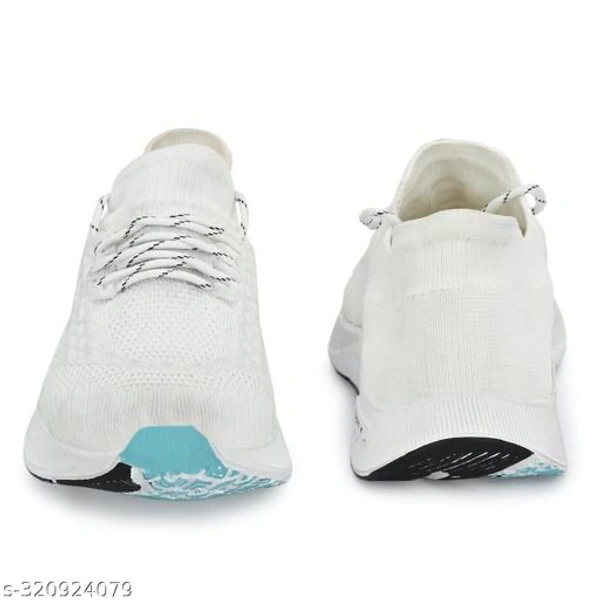 Catalog Name:*Fashionate Men Sneakers*Material: MeshSole Material: TPRPattern: SolidFastening & Back Detail: Lace-UpNet Quantity (N): 1Sizes: IND-6, IND-7, IND-8, IND-9, IND-10Dispatch: 2 Days*Proof of Safe Delivery! Click to know on Safety Standards of Delivery Partners- https://ltl.sh/y_nZrAV3 - White, 9