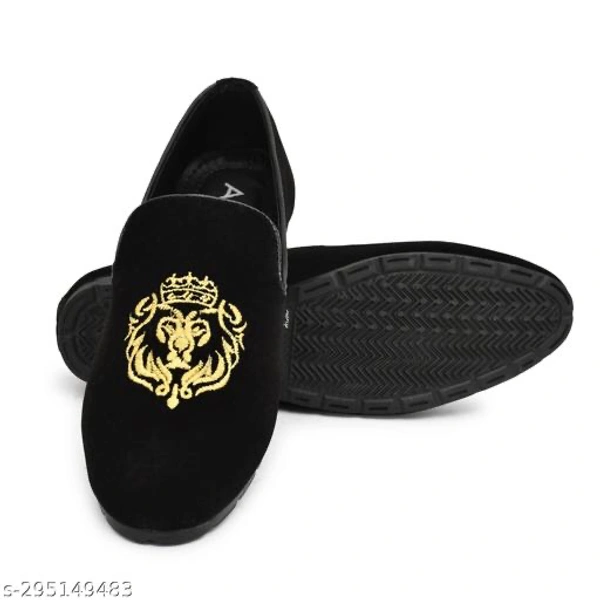 Catalog Name:*Fancy Men Loafers*Material: SyntheticSole Material: TprFastening: Slip OnToe Shape: Round ToeNet Quantity (N): 1Sizes: IND-6, IND-7, IND-9, IND-10Dispatch: 1 Day*Proof of Safe Delivery! Click to know on Safety Standards of Delivery Partners- https://ltl.sh/y_nZrAV3 - Black, 10