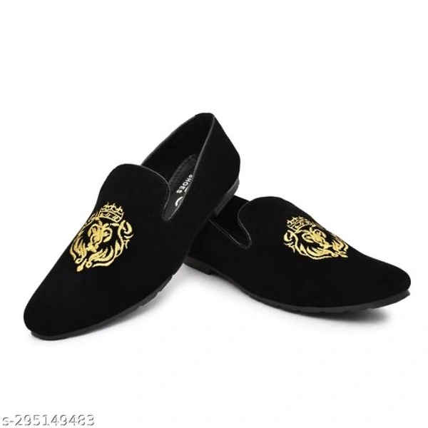 Catalog Name:*Fancy Men Loafers*Material: SyntheticSole Material: TprFastening: Slip OnToe Shape: Round ToeNet Quantity (N): 1Sizes: IND-6, IND-7, IND-9, IND-10Dispatch: 1 Day*Proof of Safe Delivery! Click to know on Safety Standards of Delivery Partners- https://ltl.sh/y_nZrAV3 - Black, 10