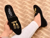 Catalog Name:*Fancy Men Loafers*Material: SyntheticSole Material: TprFastening: Slip OnToe Shape: Round ToeNet Quantity (N): 1Sizes: IND-6, IND-7, IND-9, IND-10Dispatch: 1 Day*Proof of Safe Delivery! Click to know on Safety Standards of Delivery Partners- https://ltl.sh/y_nZrAV3 - Black, 10