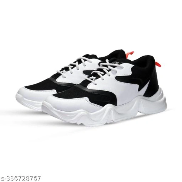 Catalog Name:*Relaxed Fabulous Men Sports Shoes*Material: MeshSole Material: EVAFastening & Back Detail: Lace-UpPattern: Product DependentNet Quantity (N): 1Sizes: IND-6 (Foot Length Size: 28 cm, Foot Width Size: 10 cm) IND-7 (Foot Length Size: 28.5 cm, Foot Width Size: 10 cm) IND-8 (Foot Length Size: 29 cm, Foot Width Size: 10 cm) IND-9 (Foot Length Size: 29.5 cm, Foot Width Size: - Black, 10