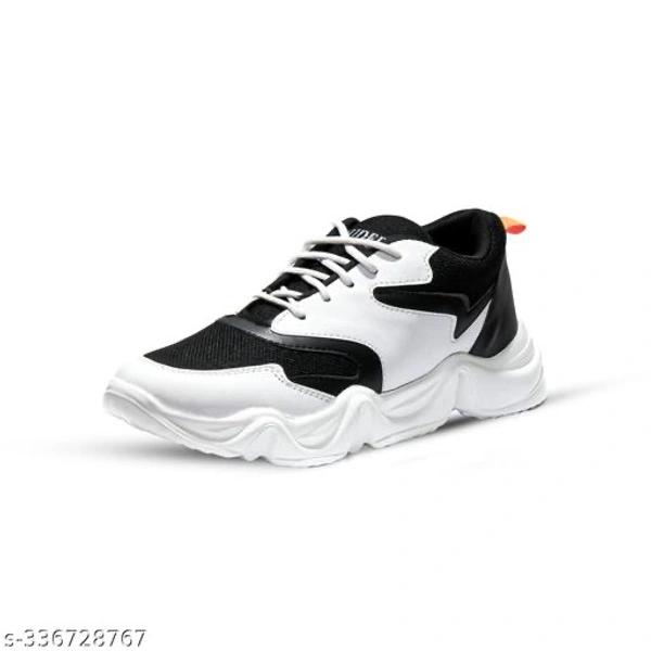 Catalog Name:*Relaxed Fabulous Men Sports Shoes*Material: MeshSole Material: EVAFastening & Back Detail: Lace-UpPattern: Product DependentNet Quantity (N): 1Sizes: IND-6 (Foot Length Size: 28 cm, Foot Width Size: 10 cm) IND-7 (Foot Length Size: 28.5 cm, Foot Width Size: 10 cm) IND-8 (Foot Length Size: 29 cm, Foot Width Size: 10 cm) IND-9 (Foot Length Size: 29.5 cm, Foot Width Size: - Black, 10