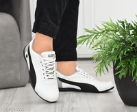 Relaxed Catalog Name:*Relaxed Trendy Men Sports Shoes*Material: SyntheticSole Material: PVCFastening & Back Detail: Lace-UpPattern: SolidNet Quantity (N): 1Sizes: IND-6, IND-7, IND-8, IND-9, IND-10Dispatch: 2 Days*Proof of Safe Delivery! Click to know on Safety Standards of Delivery Partners- https://ltl.sh/y_nZrAV3 - White, 10
