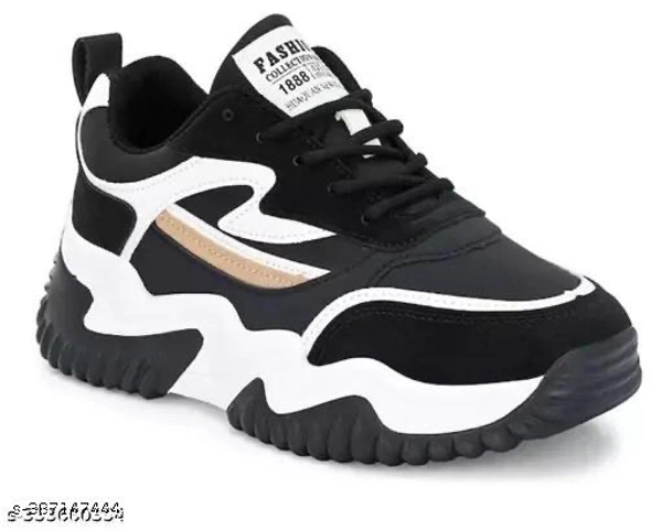 Catalog Name:*Cutiepie Latest Kids Girls Casual Shoes*Material: SyntheticSole Material: RubberPattern: ColorblockedFastening & Back Detail: Lace UpNet Quantity (N): 1Sizes: 4, 5, 6, 7, 8Dispatch: 1 Day*Proof of Safe Delivery! Click to know on Safety Standards of Delivery - Black, 6