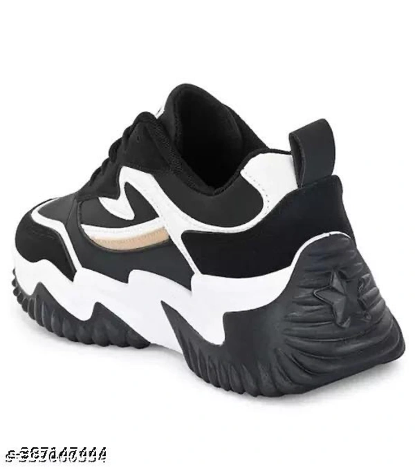 Catalog Name:*Cutiepie Latest Kids Girls Casual Shoes*Material: SyntheticSole Material: RubberPattern: ColorblockedFastening & Back Detail: Lace UpNet Quantity (N): 1Sizes: 4, 5, 6, 7, 8Dispatch: 1 Day*Proof of Safe Delivery! Click to know on Safety Standards of Delivery - Black, 6