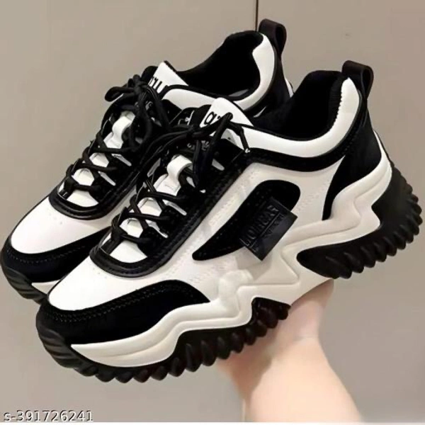 Catalog Name:*Attractive Gorgeous Kids Girls Casual Shoes*Material: SyntheticSole Material: RubberPattern: SolidFastening & Back Detail: Lace UpNet Quantity (N): 1Sizes: 4, 5, 6, 7, 8Dispatch: 1 Day*Proof of Safe Delivery! Click to know on Safety Standards of Delivery Partners