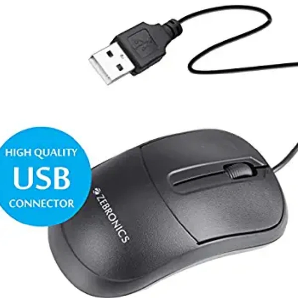 Zebronics Zeb-Comfort+ Wired Mouse