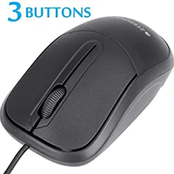 Zebronics Zeb-Comfort+ Wired Mouse