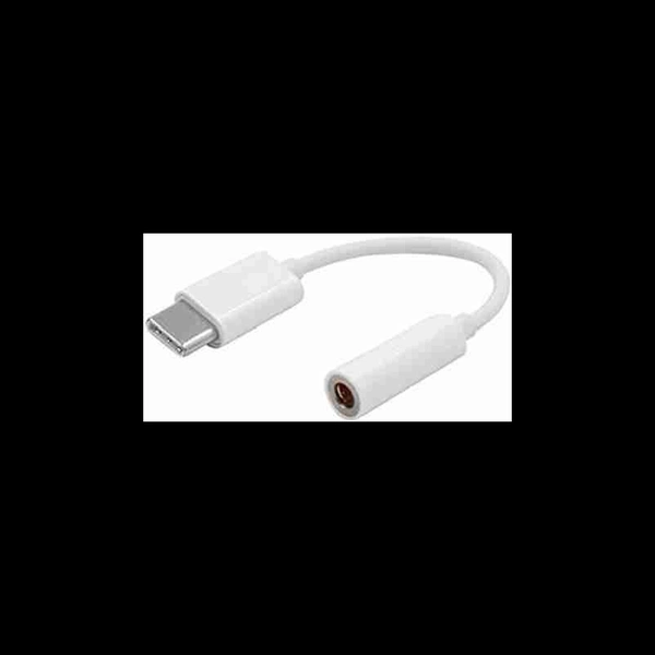 Case Plus Type C to 3.5 mm Jack Audio Connector, Noise Cancelling Headphones Jack Converter Audio Adapter for OnePlus Nord /8T/8/7T/7/7 Pro / 1+6/1+6T - Black