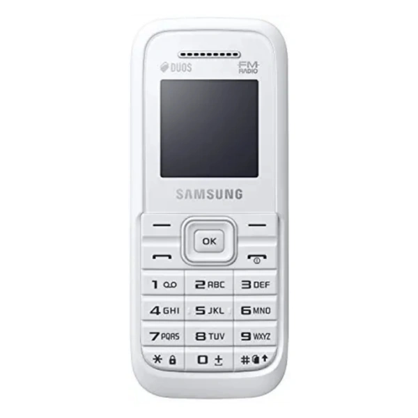 Samsung Guru FM Plus (SM-B110E/D,) - White, Dual SIM
