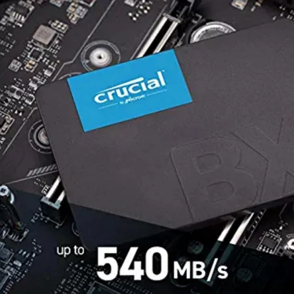 Crucial BX500 3D NAND SATA 2.5-inch SSD - Black, 240GB