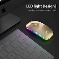 Zoook Blade Wireless Mouse - Rechargeable 7 Colour Gaming Mouse - GOLD