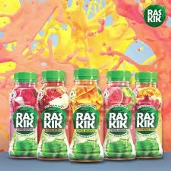Raskik Juice  - Mango Litchi Gauva Mix Fruit, 5 PC.