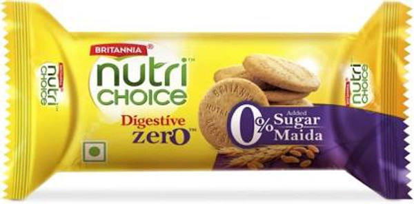 Britannia Nutri Choice Digestive Zero Biscuits No Maida & Zero Added Sugar 100g