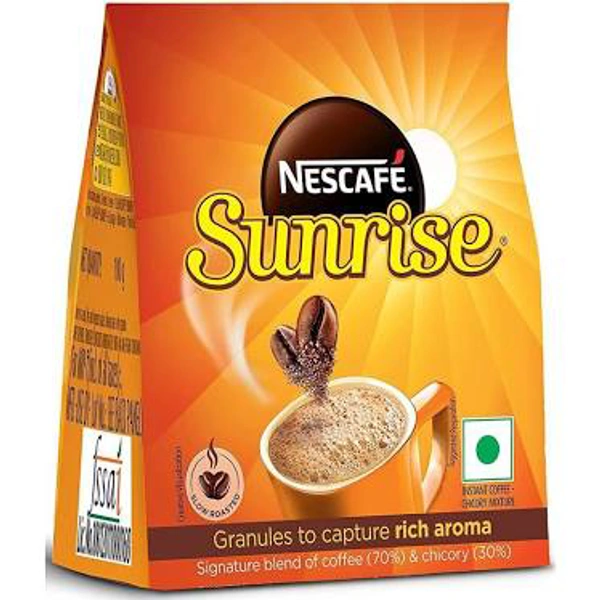 Nescafe Sunrise Instant Coffee - Chicory Mix Rich In Aroma & Flavour 200g