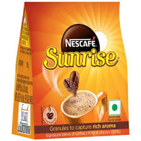 Nescafe Sunrise Instant Coffee - Chicory Mix Rich In Aroma & Flavour 100g