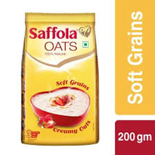 Saffola Oats - 100% Natural With High Protein & Fiber Healthy Cereals 200g