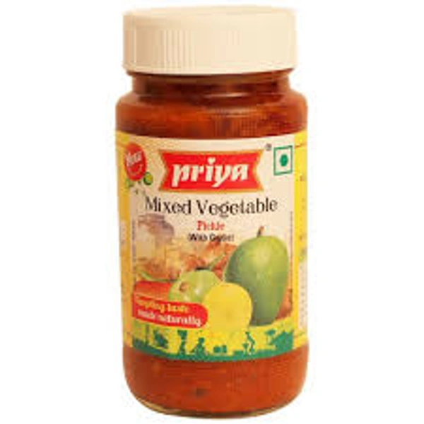 Priya Pickle - Mixed Vegetable With Garlic 300g