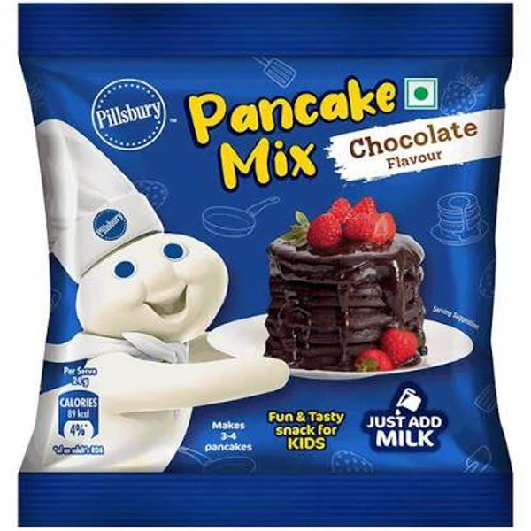 Pillsbury Pan Cake Mix Chocolate Flavour Makes Soft & Fluffy Pancake 80g