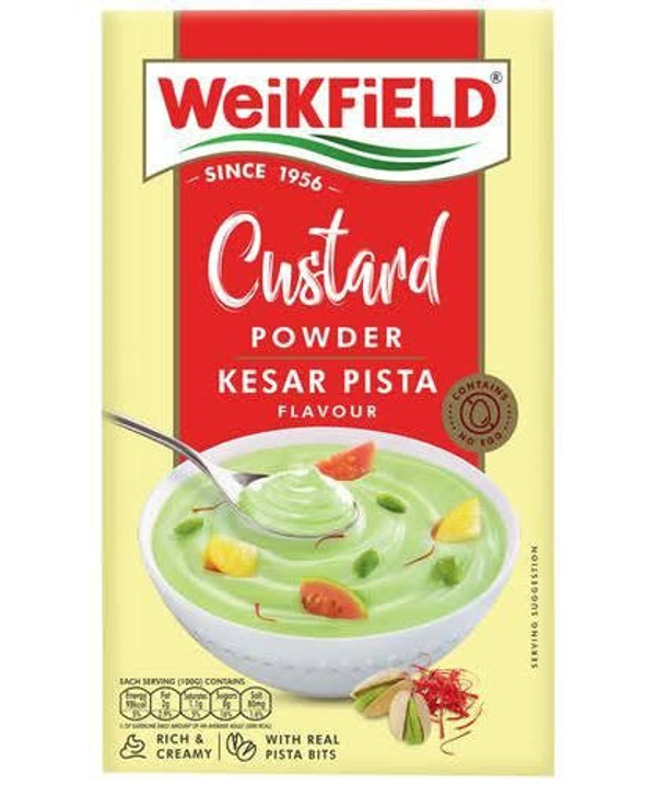 Weikfield Custard Powder Kesar Pista Flavour 75g