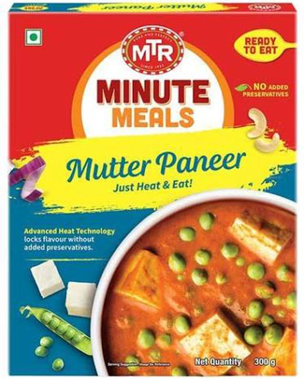 MTR Ready To Eat Mutter Paneer 300g