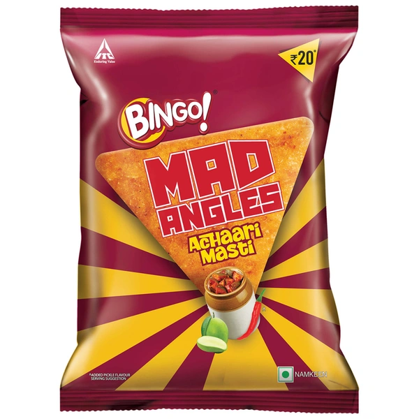 Bingo Mad Angles Achari Masti Mango Pickle Flavour 66g